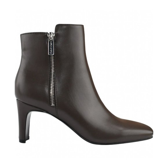 Calvin Klein | Dark Brown Ankle Bootie - Picture 2 of 10